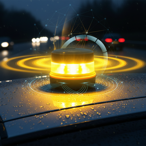 Luce di Emergenza LED Gialla Magnetica 360° Osram V16